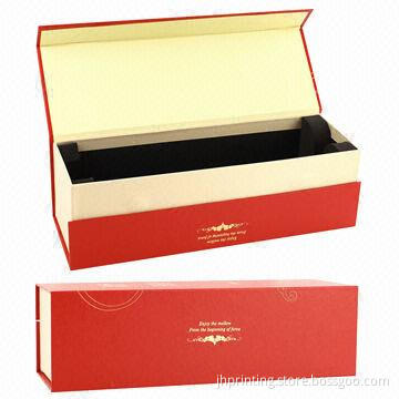 Rigid Wine Packaging Box, Blister Tray Insert to Protect Wine Bottle, Magnetic Closure